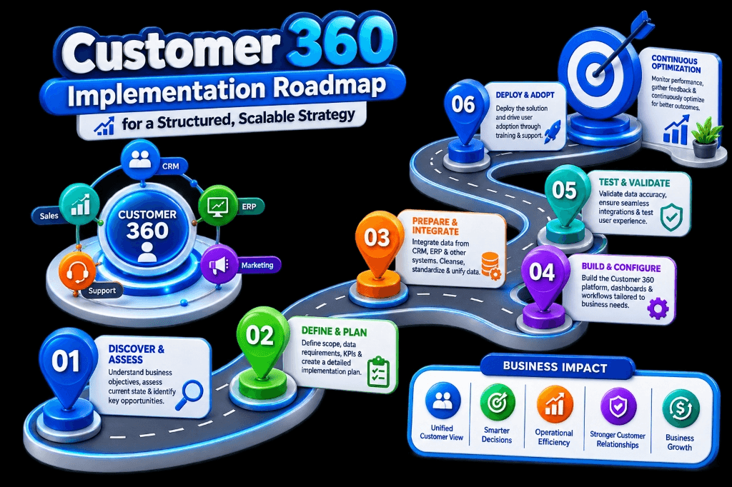 Customer 360 Implementation Roadmap for a Structured, Scalable Customer Data Strategy