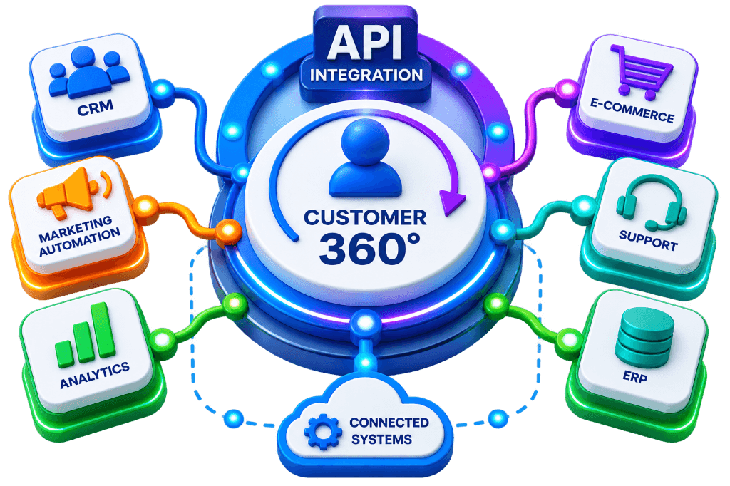 Customer 360 API Integration Services for Connected Customer Systems