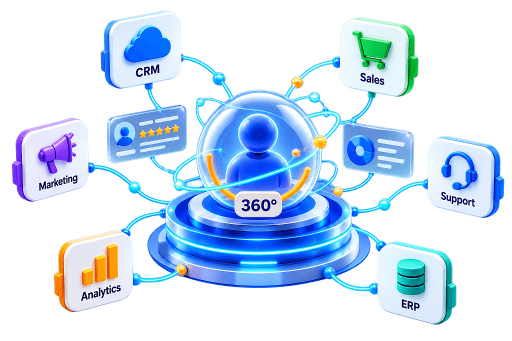 Customer 360 CRM Integration Services for Connected Customer Data