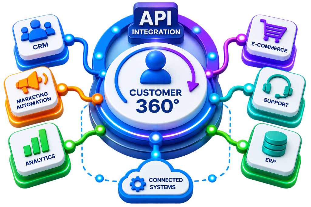 Customer 360 API Integration Services for Connected Customer Systems