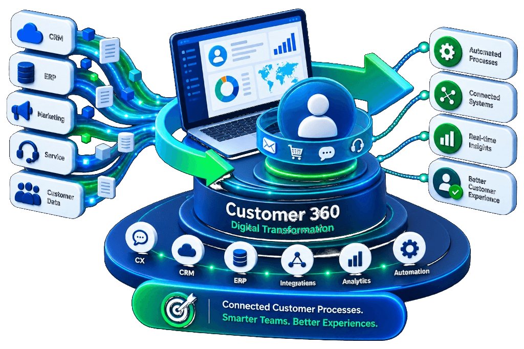 Customer 360 Digital Transformation Framework by NuageCX