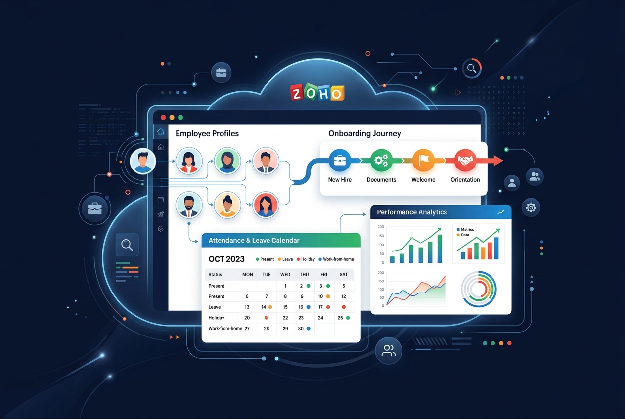 Zoho People Solutions & HR Management Implementation Services | NuageCX